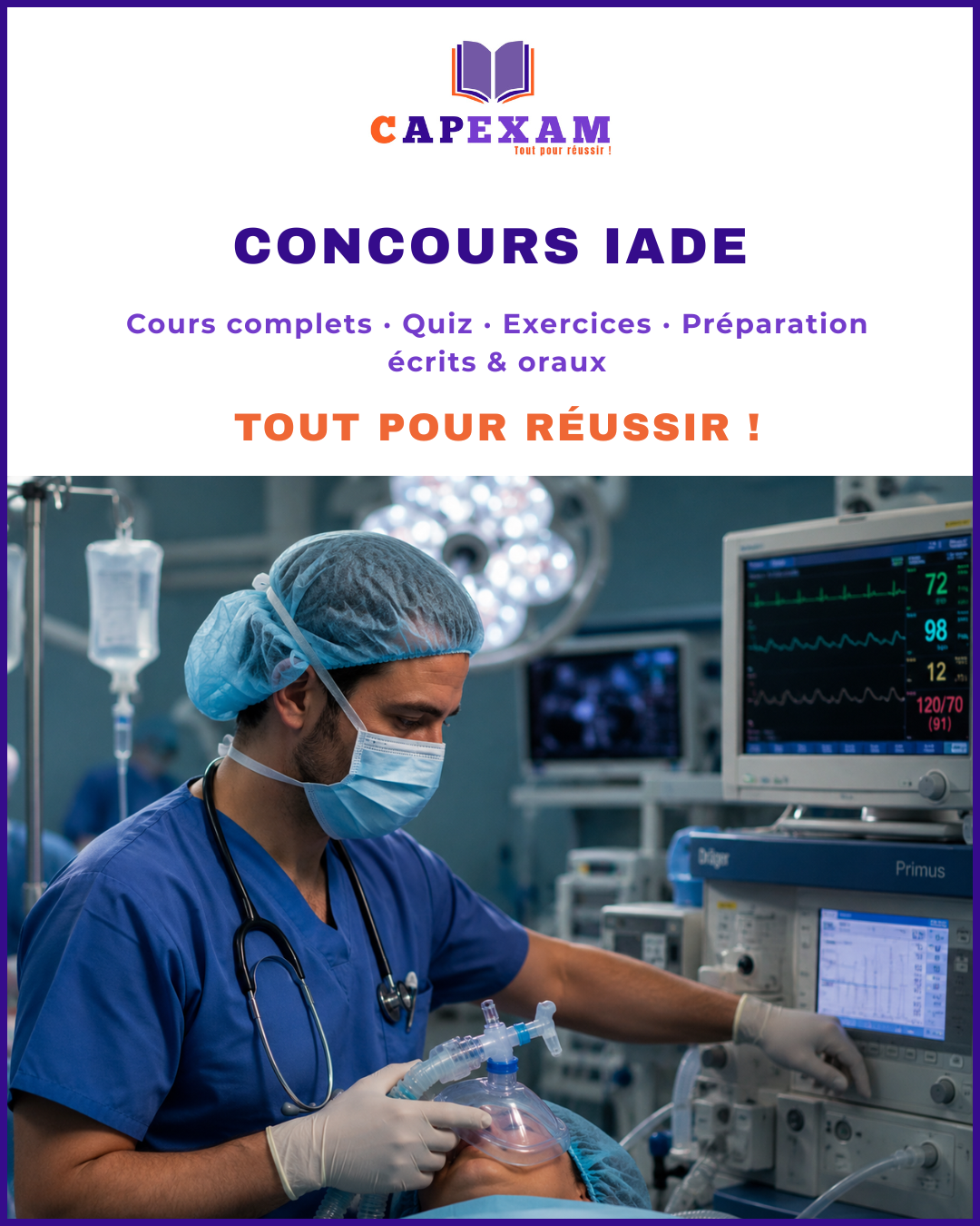 Concours IADE (Infirmier Anesthésiste Diplômé d'État)