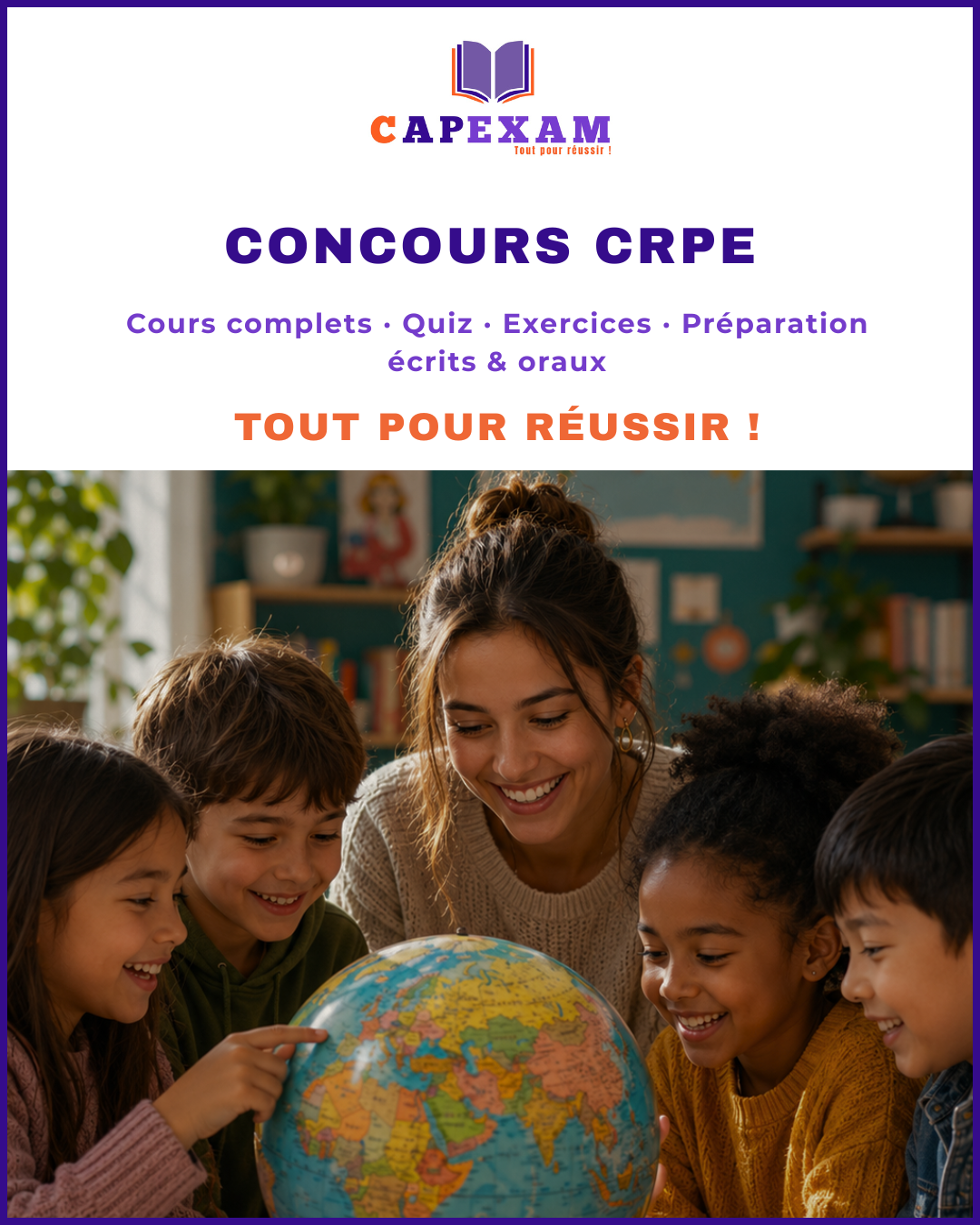 Concours CRPE (Concours au recrutement de professeur des écoles)